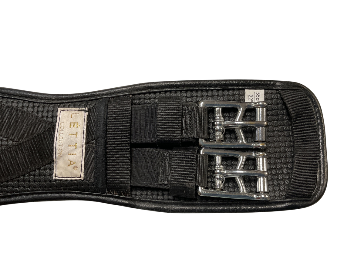 Lettia Dressage Girths 22” Black