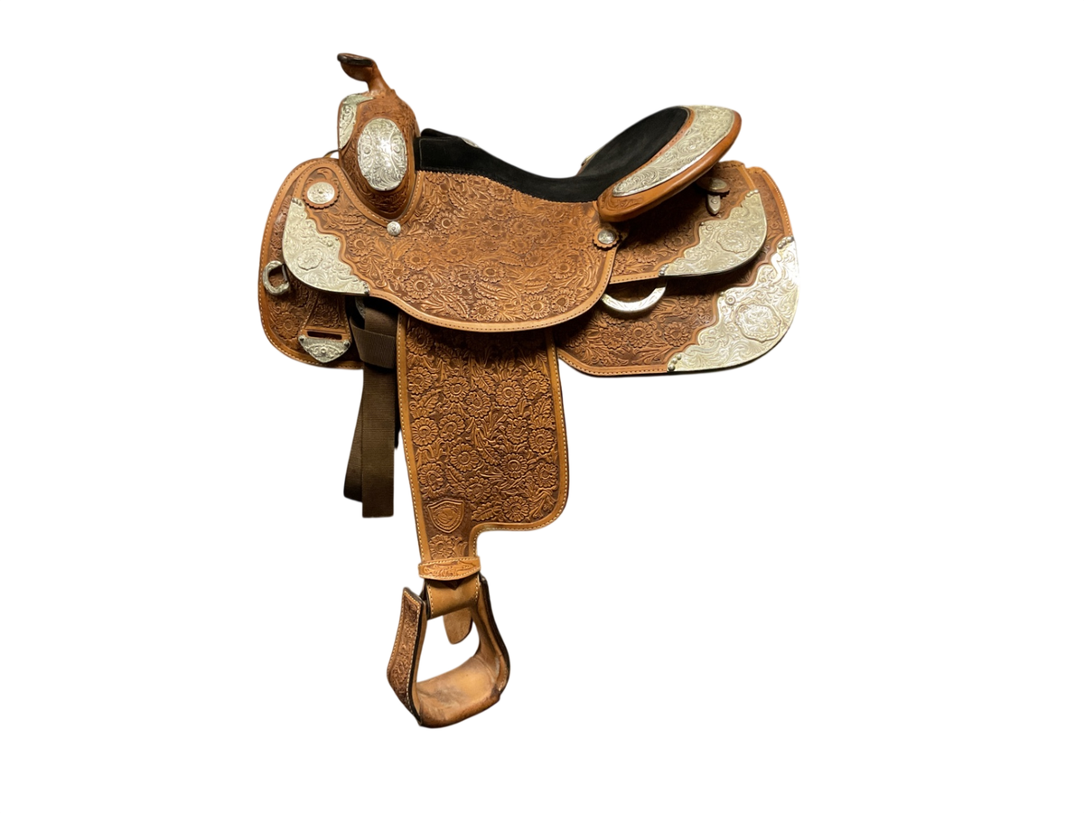 TexTan Imperial Show Saddle Western 16.5”