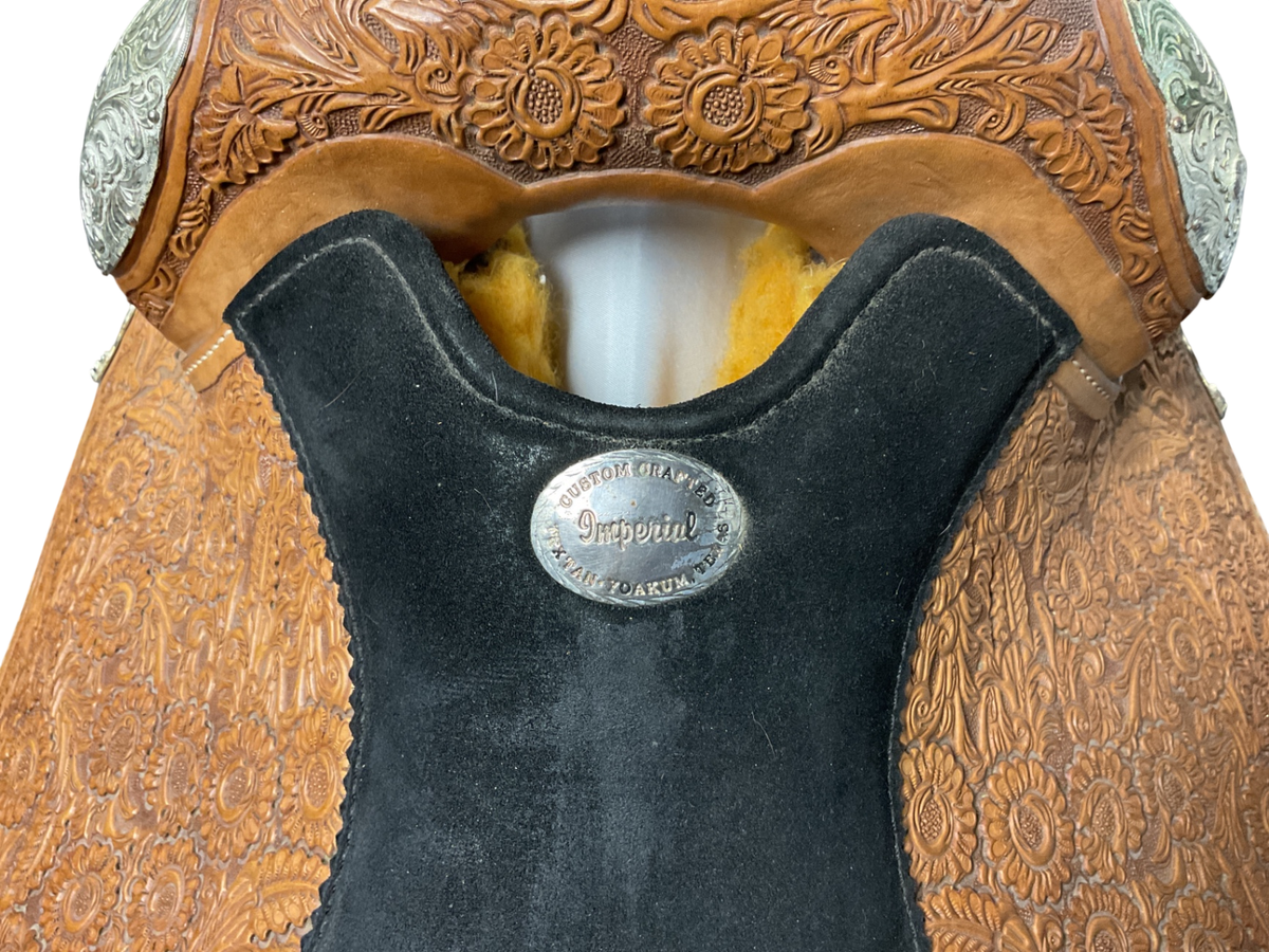TexTan Imperial Show Saddle Western 16.5”