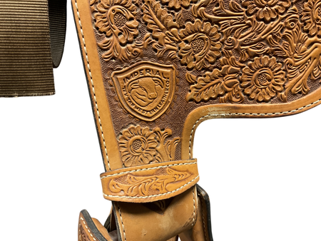 TexTan Imperial Show Saddle Western 16.5”