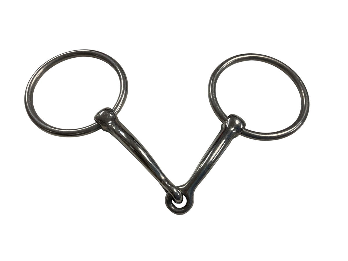 Loose Ring Single Joint Snaffle Bit 5.25”
