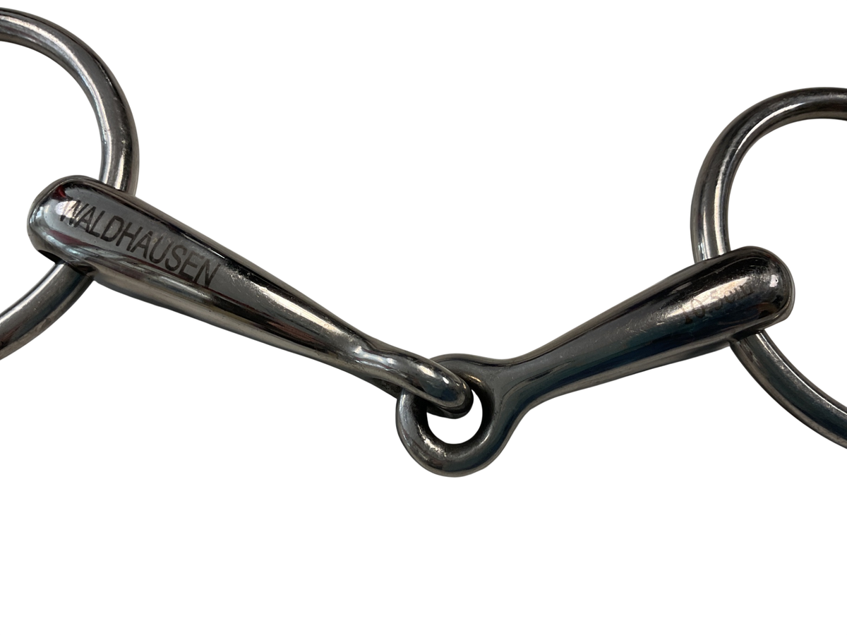 Waldhausen Loose Ring Single Joint Snaffle Bit 4 1/8” 