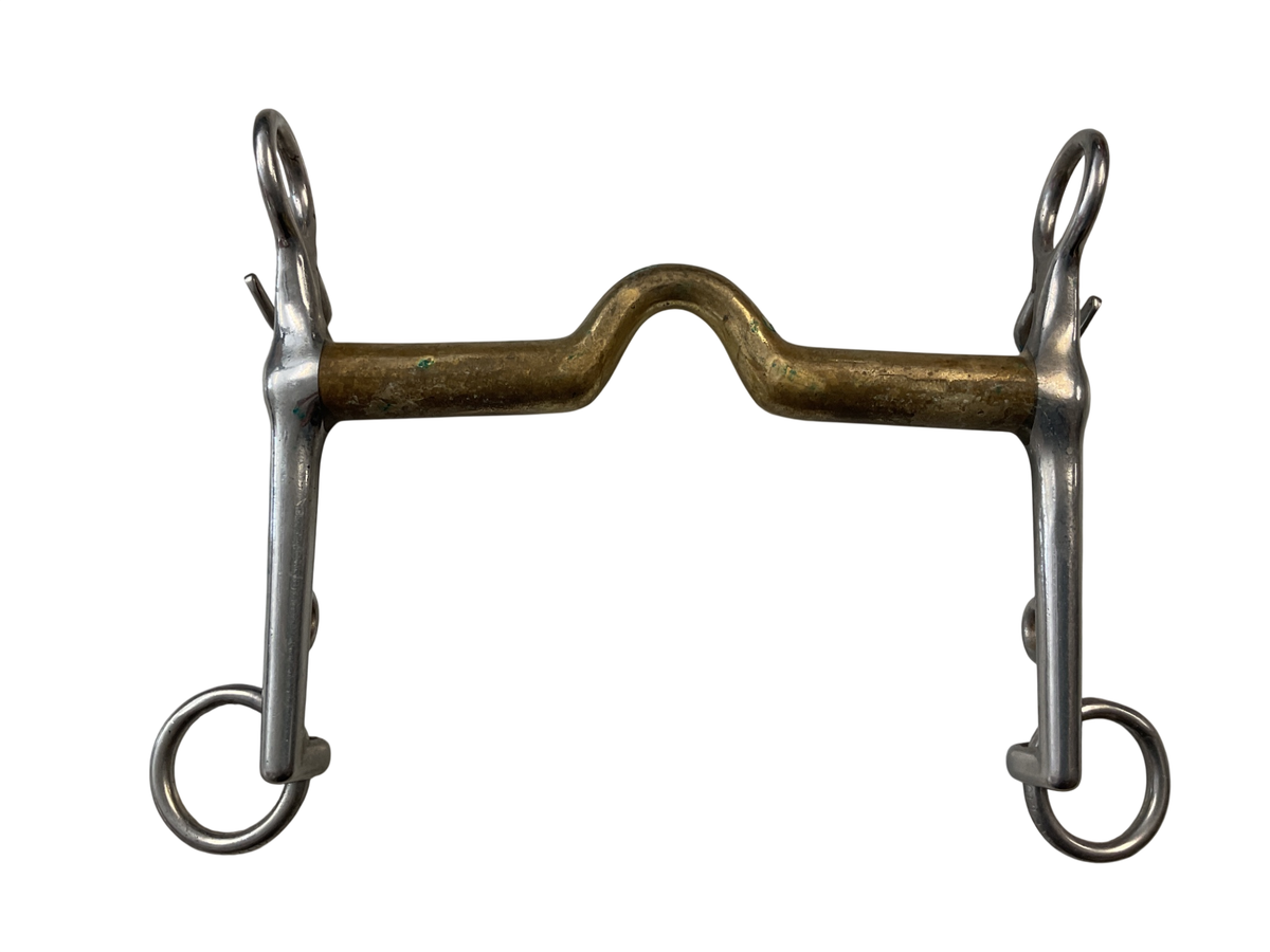 Herm Sprenger Horse Bits 5.5” Gold and Silver