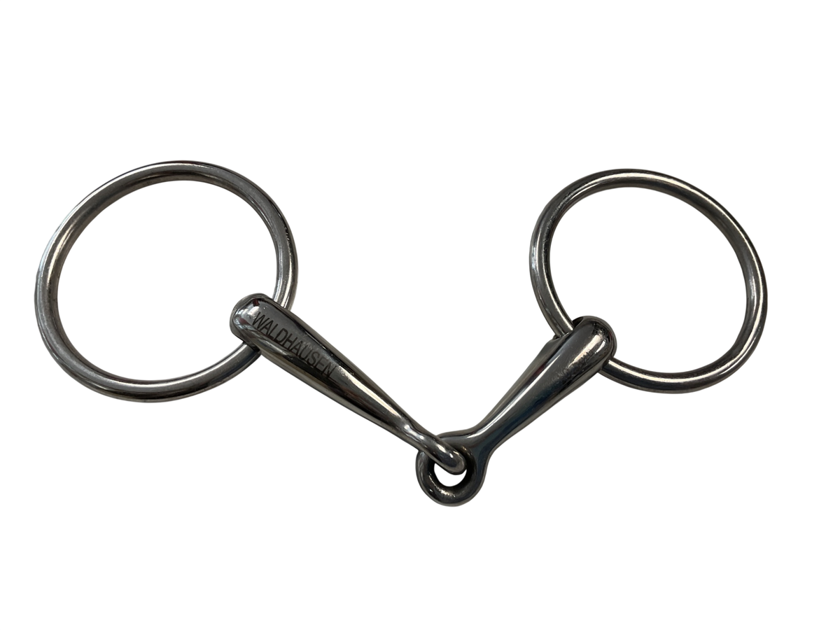 Waldhausen Loose Ring Single Joint Snaffle Bit 4 1/8” 