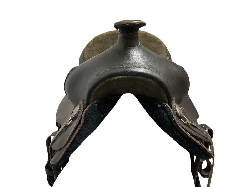 Western Trail Saddle 15 Black