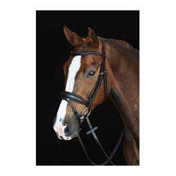 Collegiate Mono Crown Flash Dressage Bridle