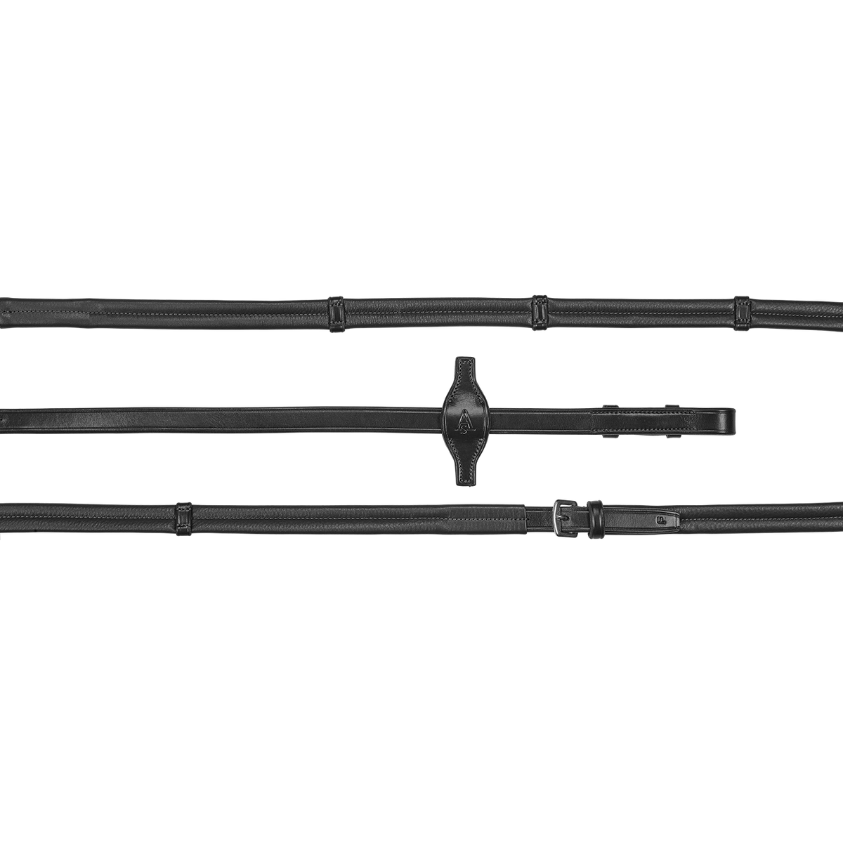 Arena Padded Reins Full Black