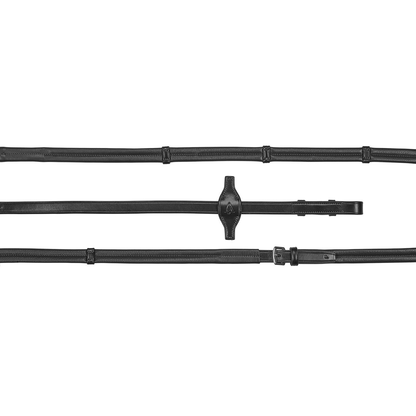 Arena Padded Reins Full Black