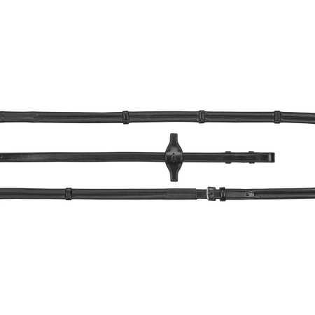 Arena Padded Reins Full Black