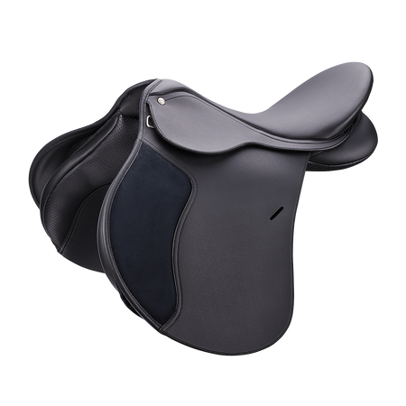 Wintec 250 All Purpose Flock saddle showing comfortable seat design and quality construction