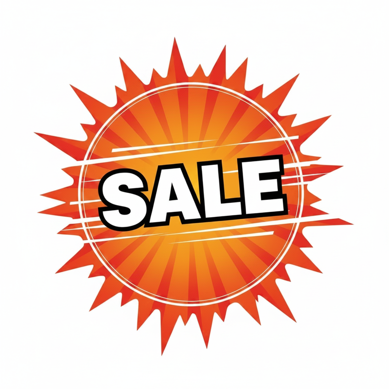 SALE Badge White Background