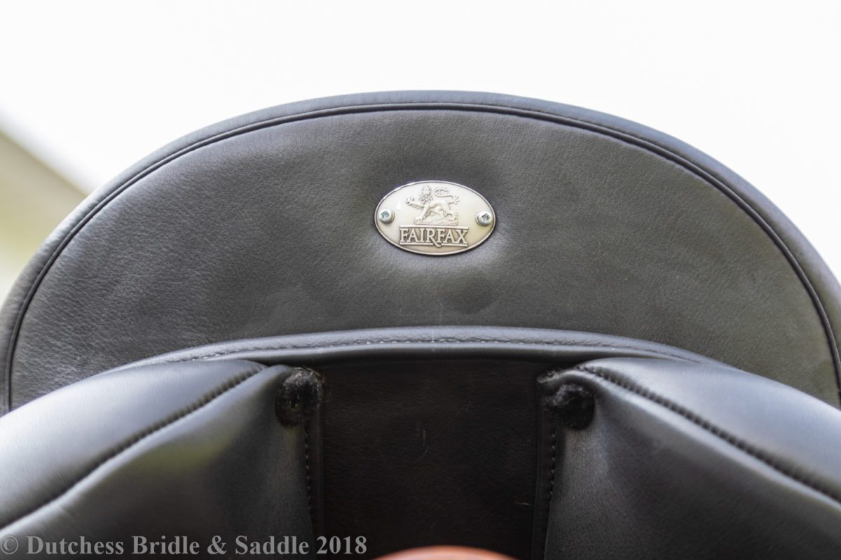 Fairfax Spencer Monoflap Dressage Saddle cantle