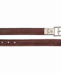 Bates Luxe Stirrup Leathers Brown
