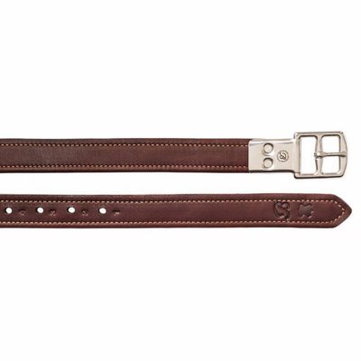Bates Luxe Stirrup Leathers Brown