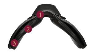 Kent & Masters Cob low wither profile saddle