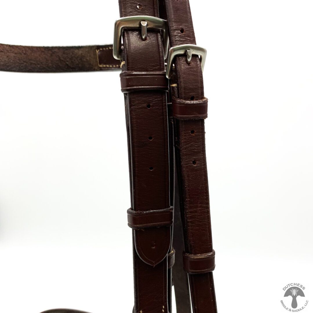 Northampton Cob Flat Hunt Style Bridle 0213 - Dutchess Bridle & Saddle, LLC
