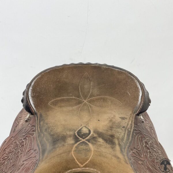 A close up of the bottom of a cowboy boot