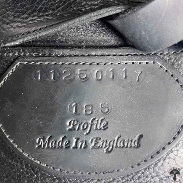 A close up of the inside of a bag with a made in england label.