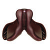 A close up of the back end of a saddle