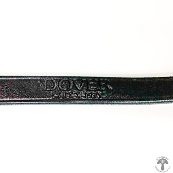 A close up of the word dover on a spoon