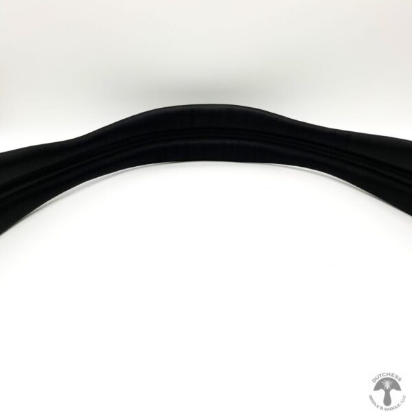 A black cord is bent to the side.