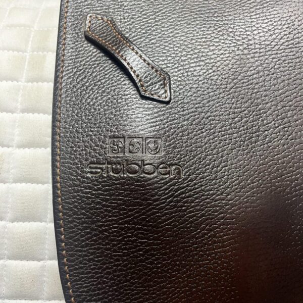 A close up of the leather surface on a bag