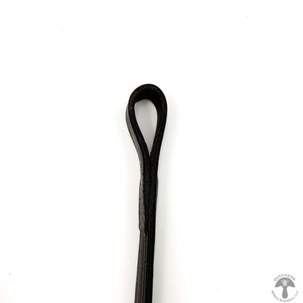 A black stick with a long handle on top of it.