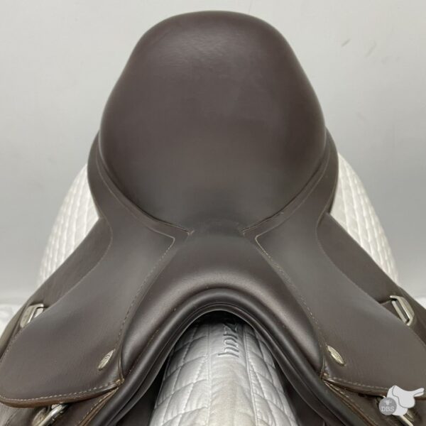 Bates 17" Elevation DS+ Luxe Interchangeable Jumping Saddle 2216 - Image 4