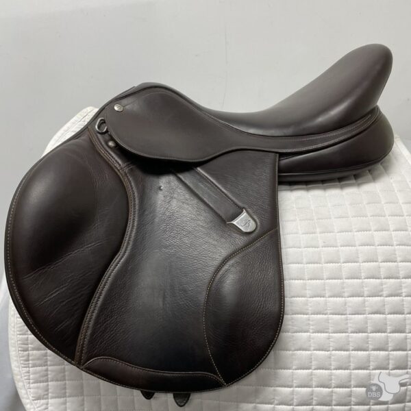 Bates 17" Elevation DS+ Luxe Interchangeable Jumping Saddle 2216