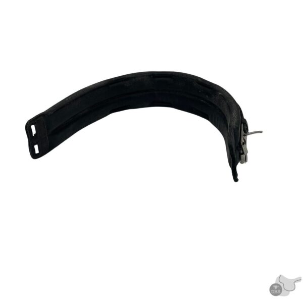 Custom Saddlery 28" Black Leather Girth 03141 - Image 2