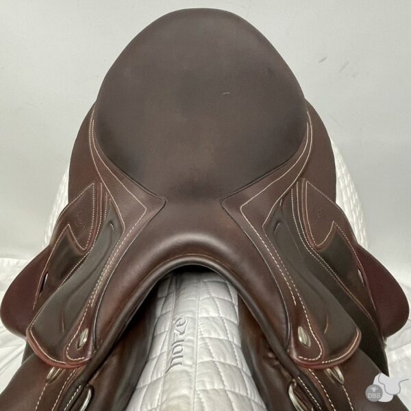 Devoucoux 18.5" M Chiberta Lab Monoflap Jump Saddle 2257 (with matching girth) - Image 4